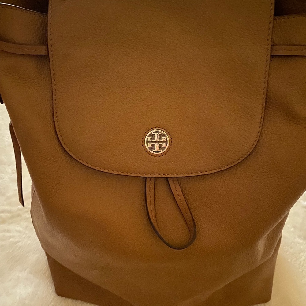 Tory Burch Pebbled Leather Backpack Like New